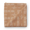 Personalized Camel Baby Name Swaddle Blanket