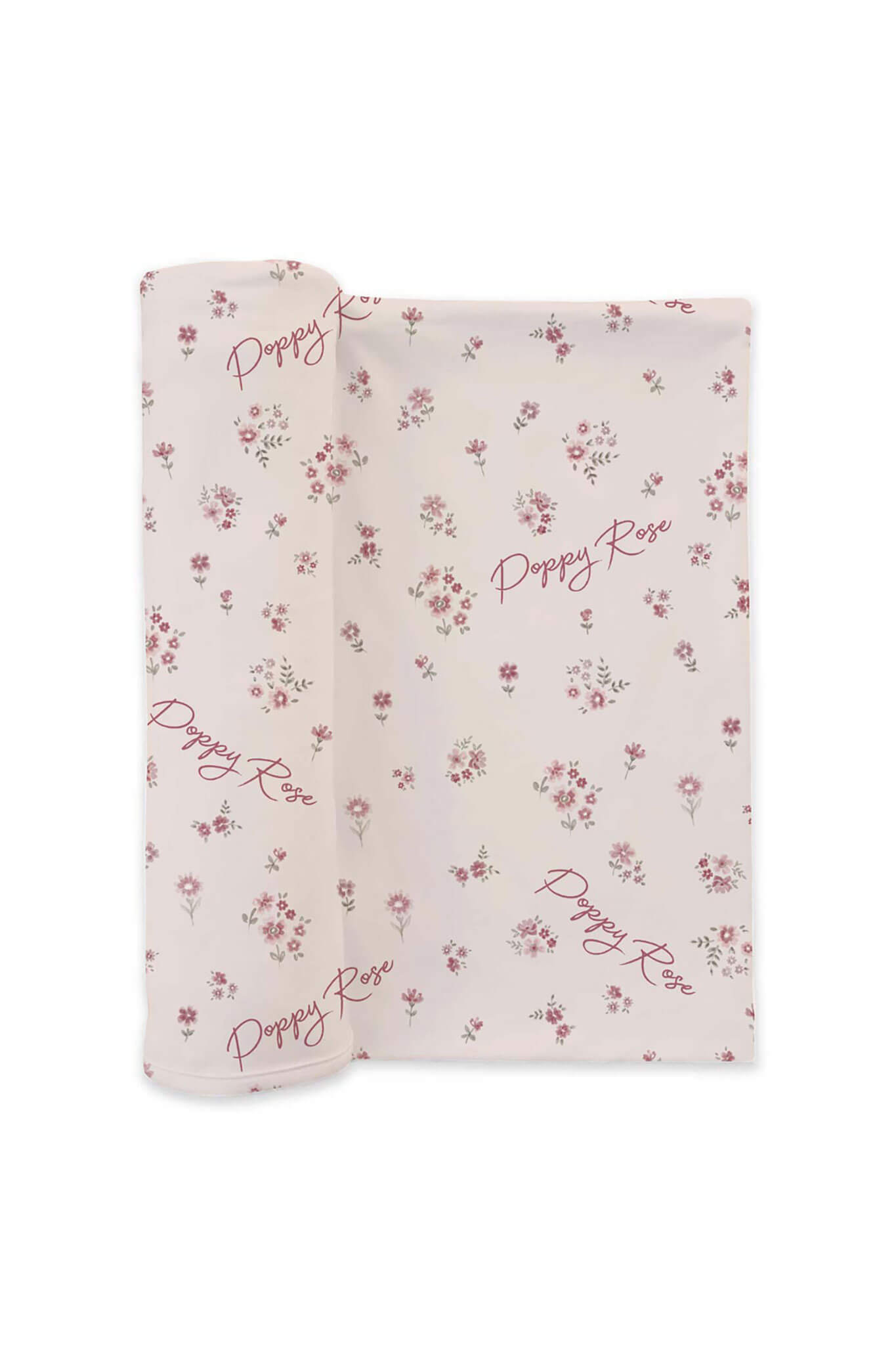 Precious Posies Personalized Swaddle Blanket