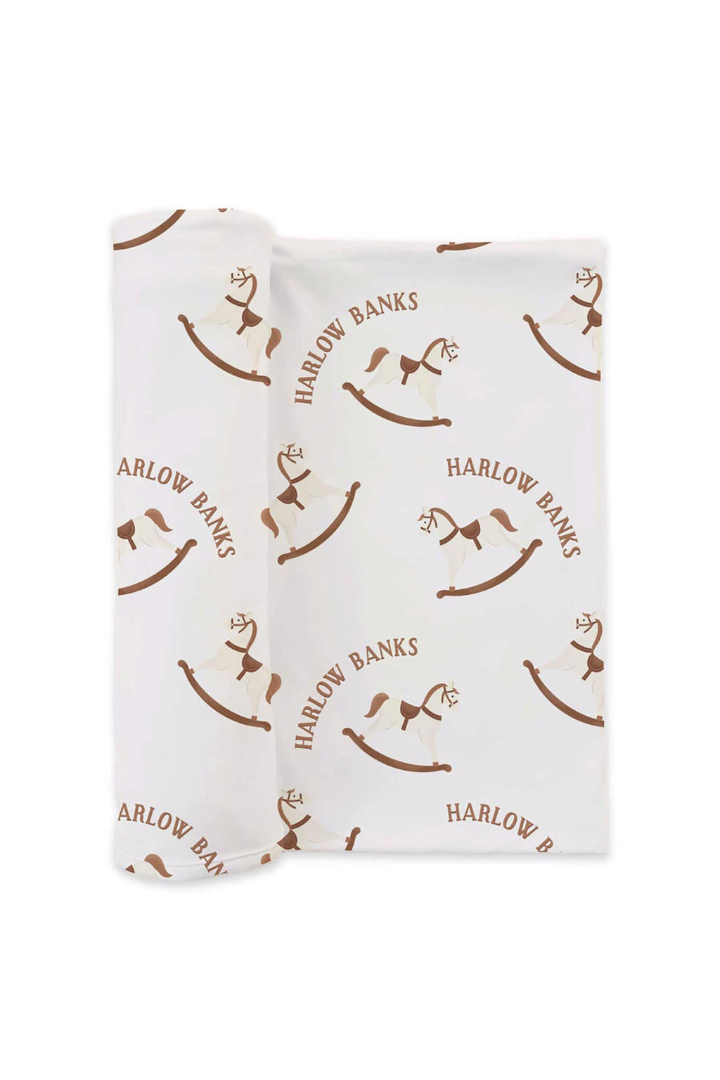 Rock-A-Bye Personalized Swaddle Blanket