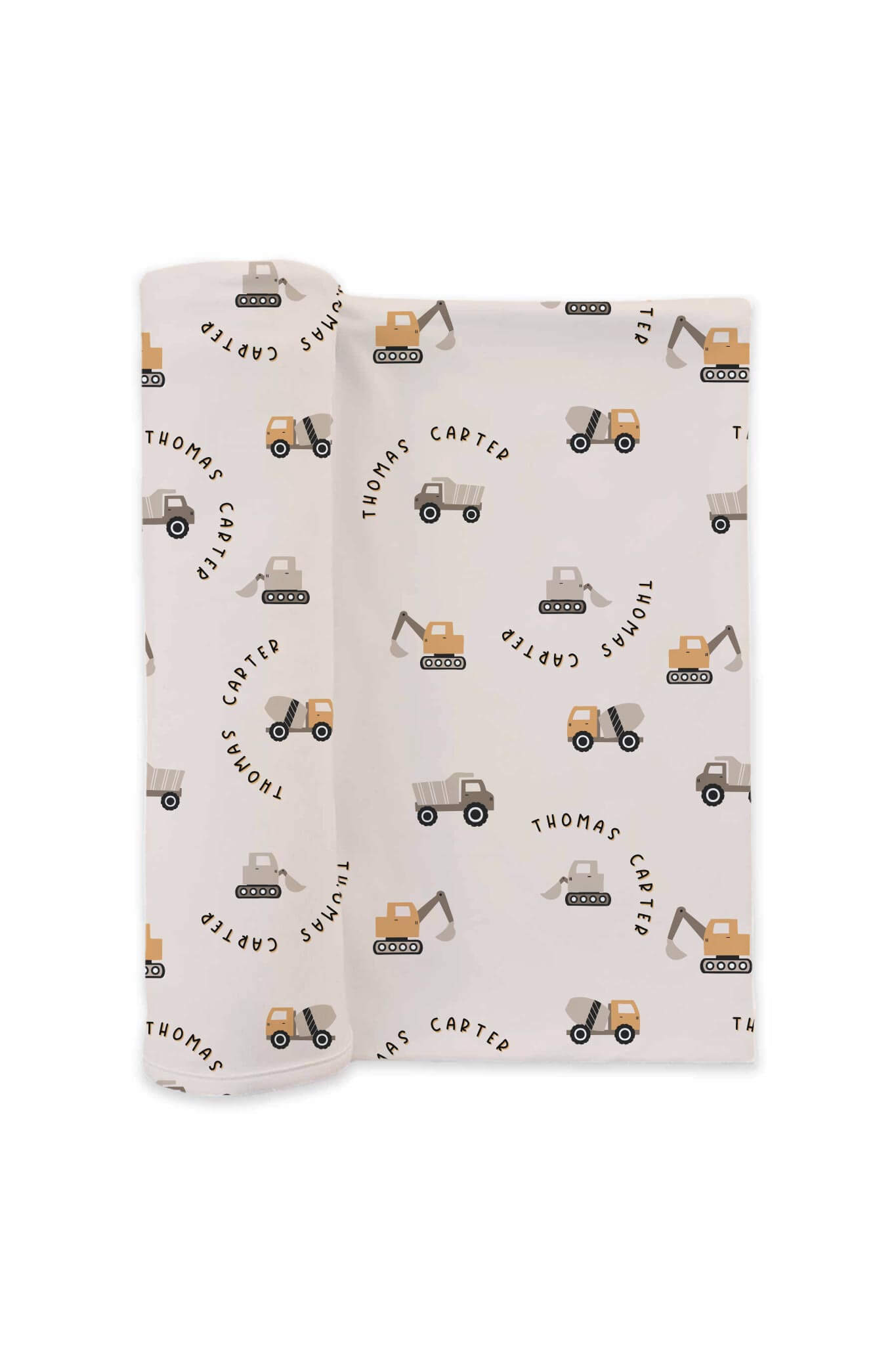 Personalized Swaddle Blanket | Little Builder