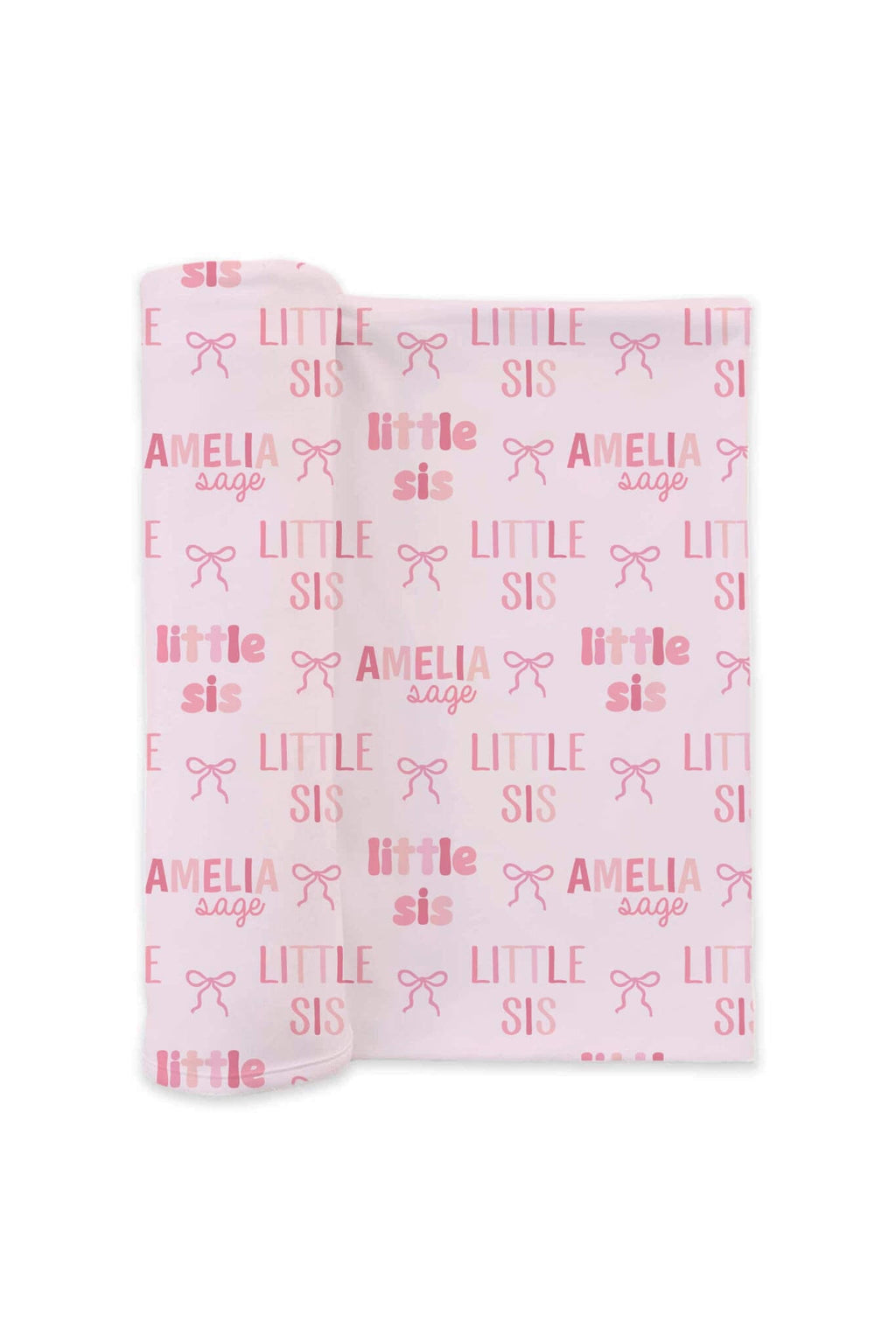 Personalized Swaddle Blanket | Little Sis