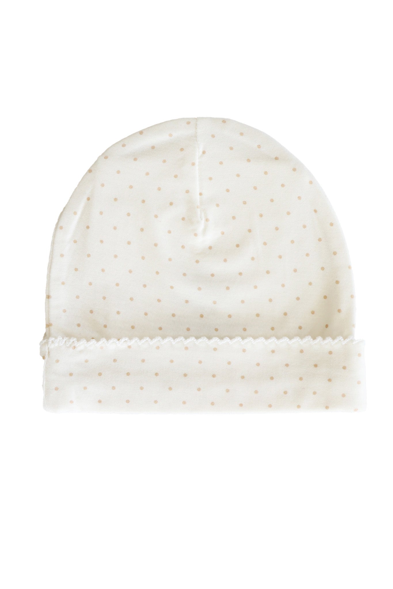 Picot Trim Bamboo Hat | Baby Taupe