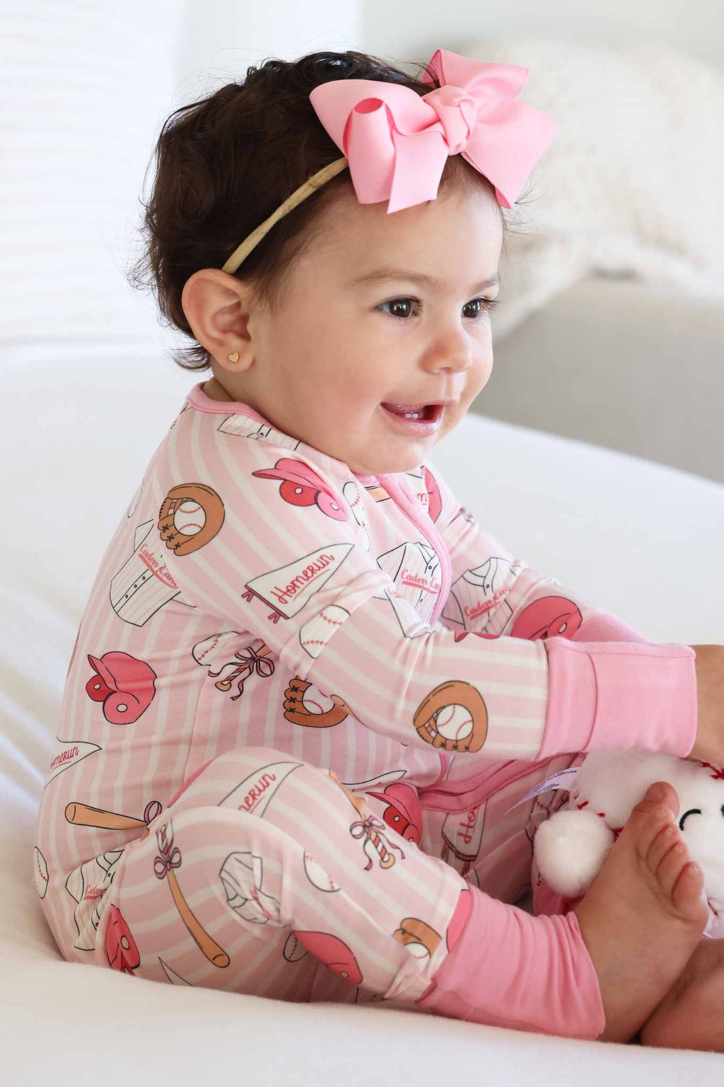 Ballpark Babes Convertible Zip Romper