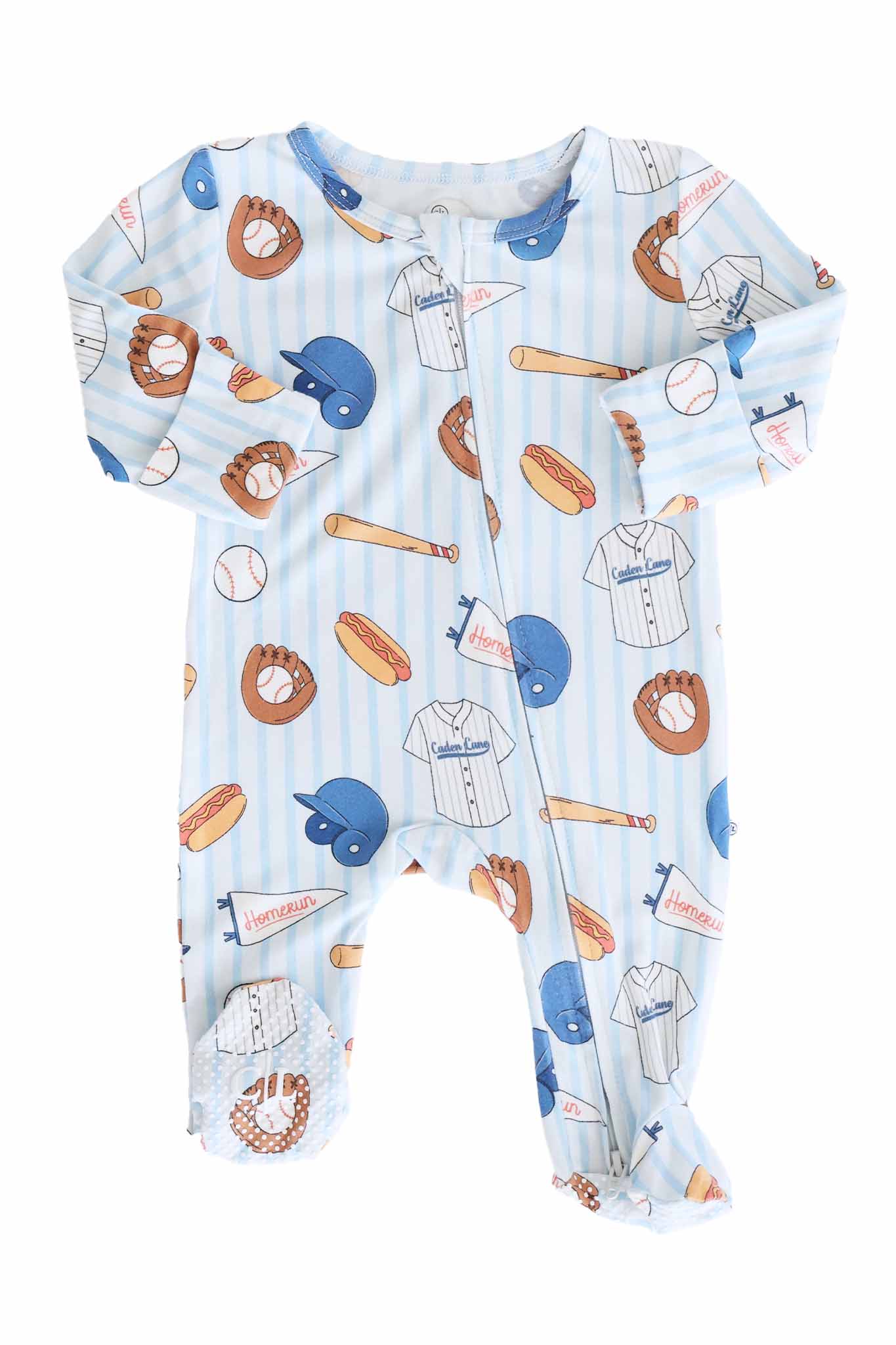Ballpark Bros Zipper Footie