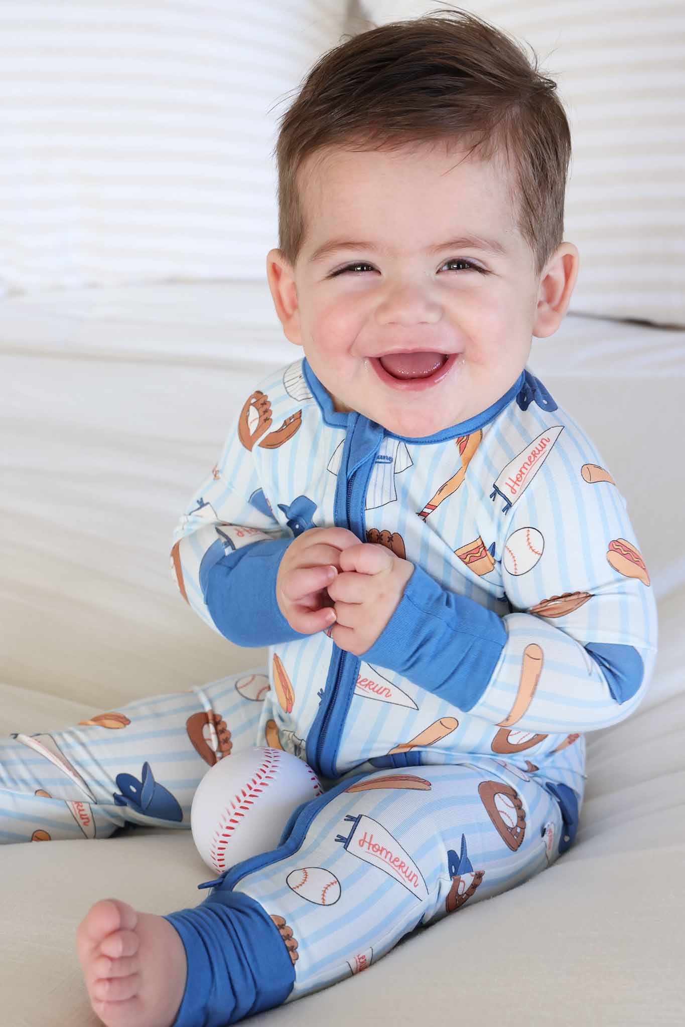 Ballpark Bros Convertible Zip Romper