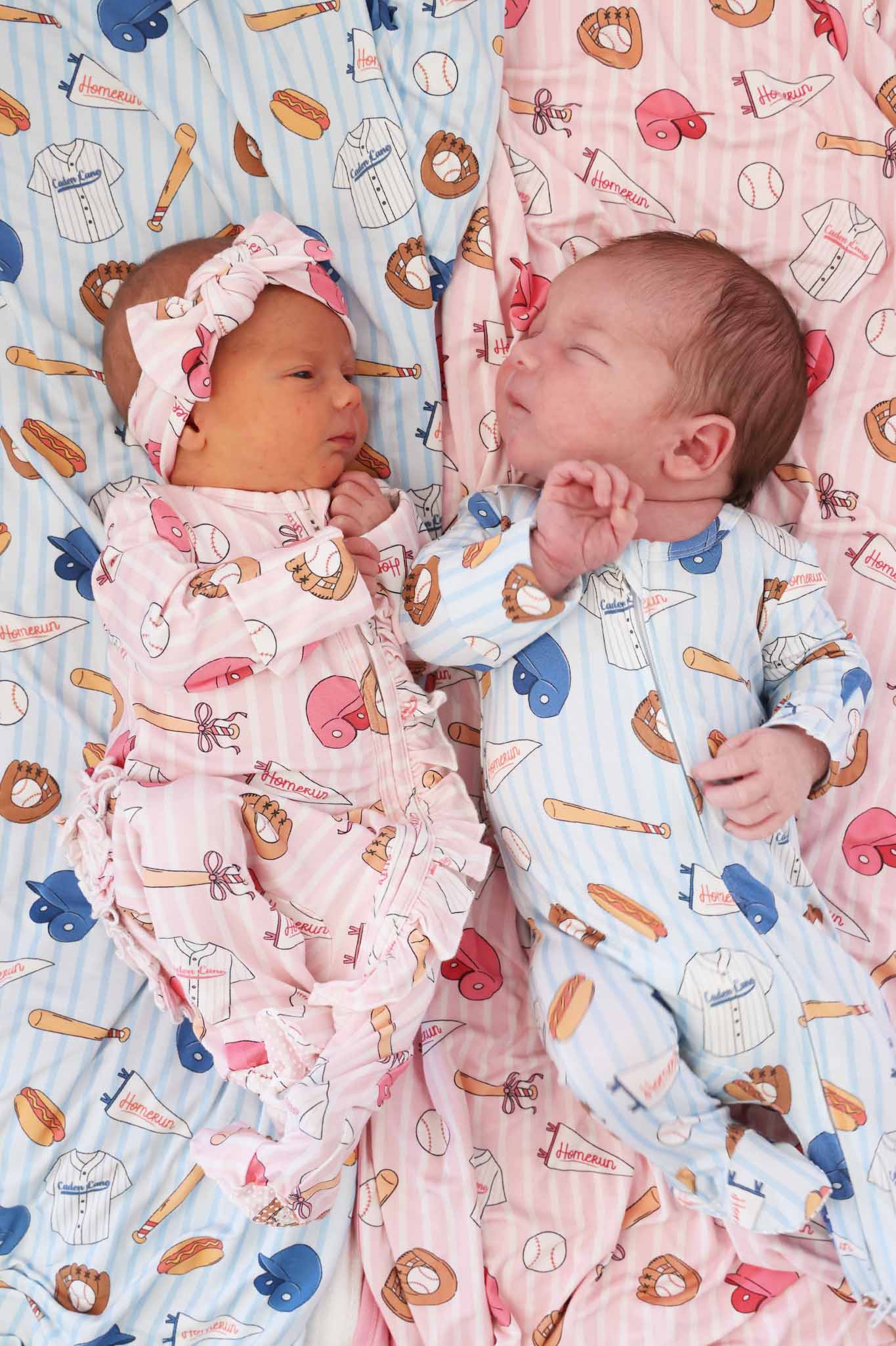 Ballpark Babes Ruffle Zipper Footie