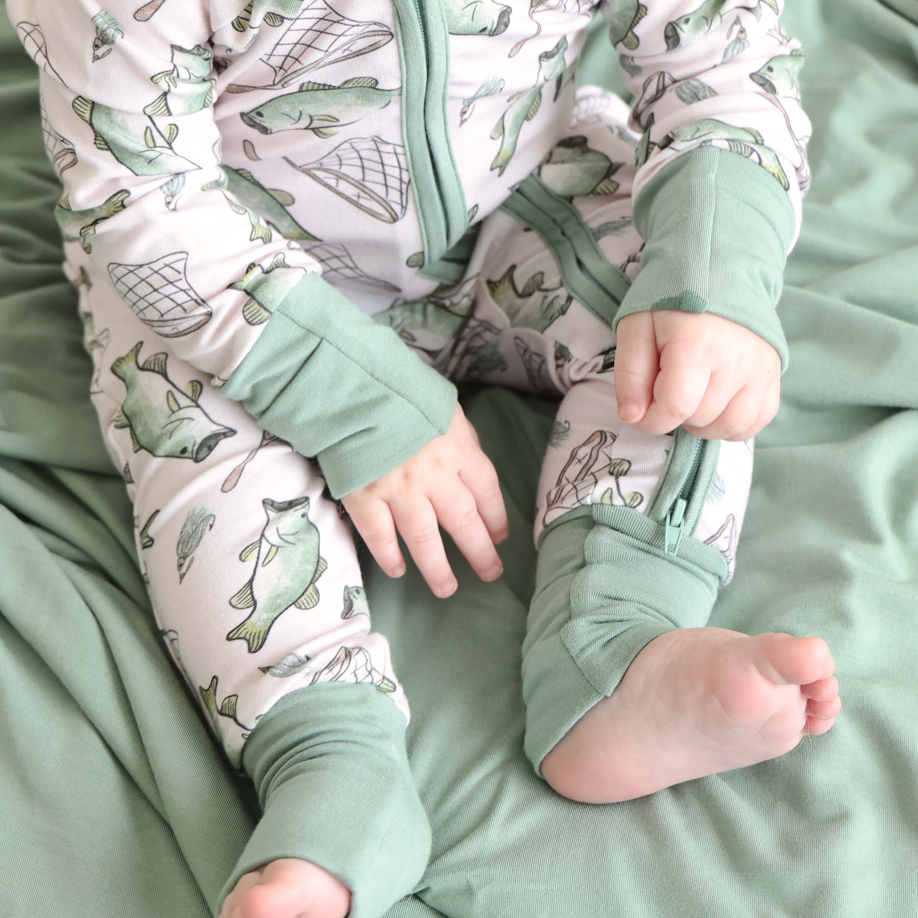 Bass Buddies Convertible Zip Romper