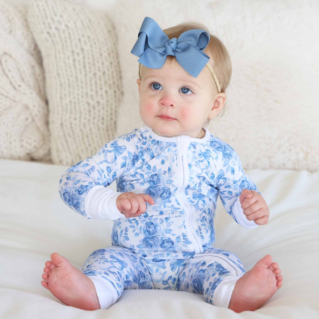 Betsy's Blooms Convertible Zip Romper