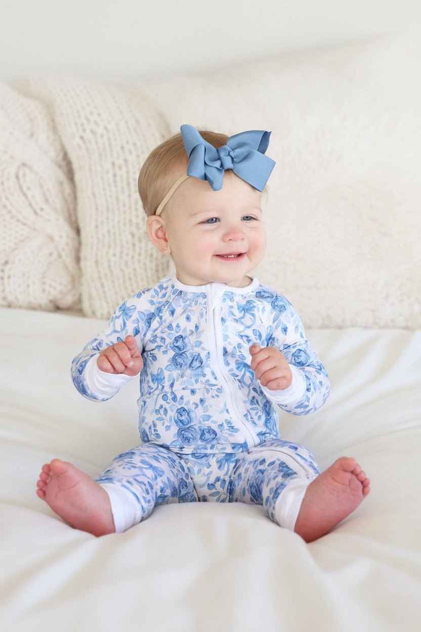 Betsy's Blooms Convertible Zip Romper