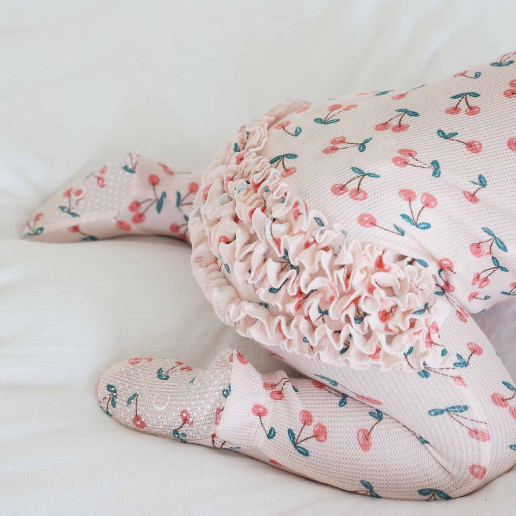 Fruit Bamboo Waffle Zipper Footies