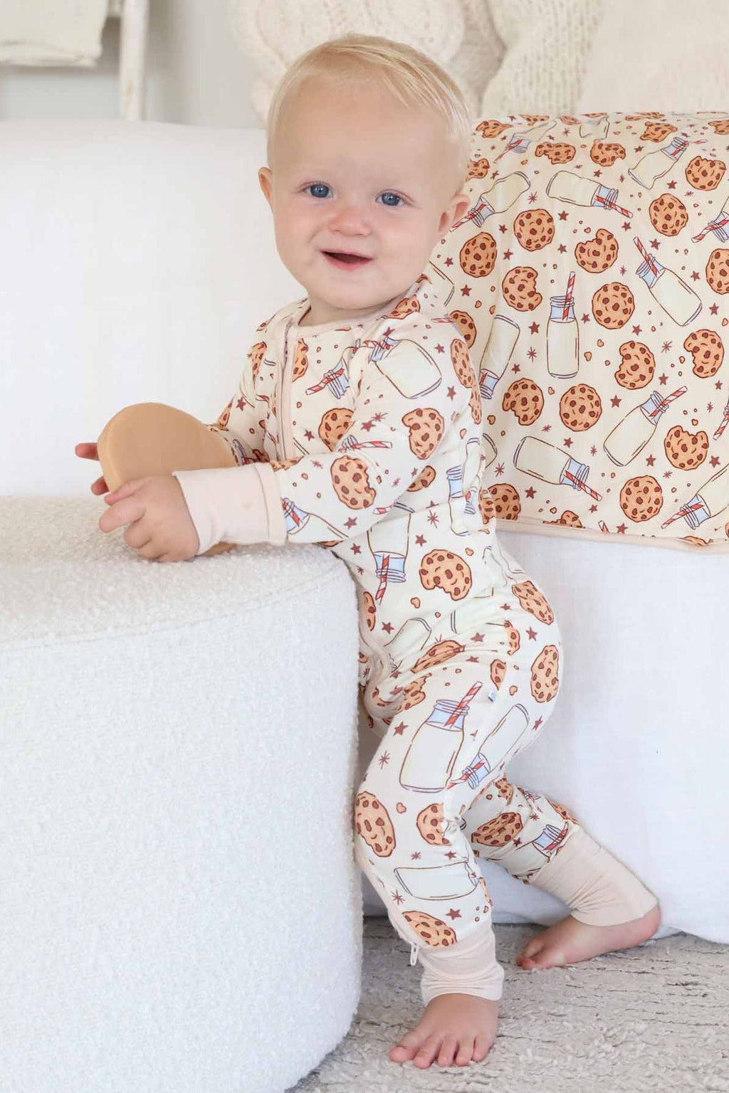 Cookie Cuddles Convertible Zip Romper