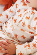 Beachy Bamboo Waffle Convertible Zip Rompers