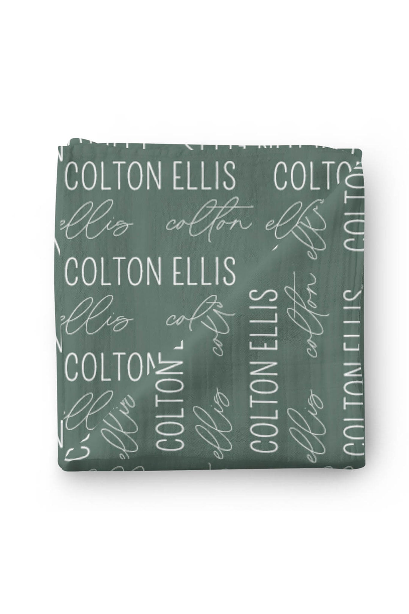 Personalized Baby Name Swaddle Blanket