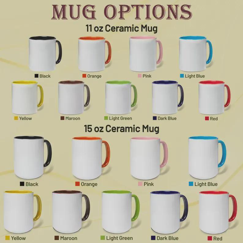 Faith Fiction & Forever Mug – Christian Book Lover Coffee Cup – Bible Reader Gift – 11oz 15oz Ringer Mug |Mug 153