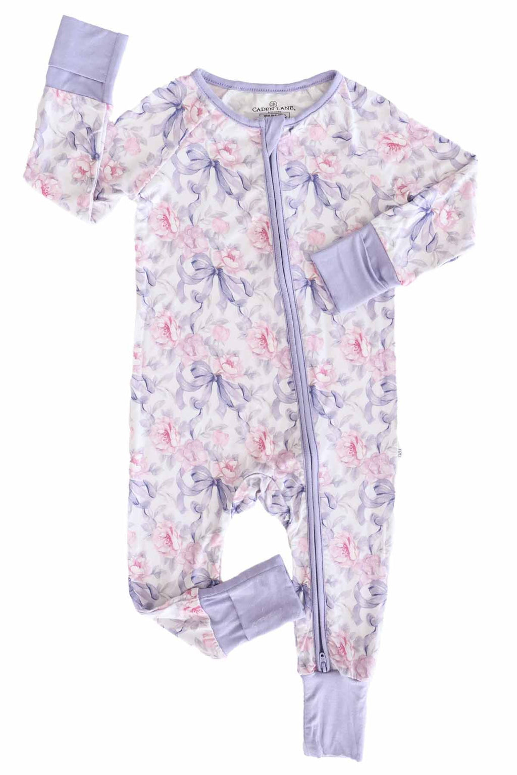 Leighton's Lavender Convertible Zip Romper