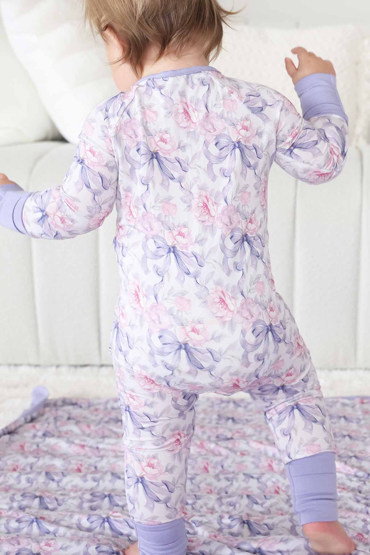 Leighton's Lavender Convertible Zip Romper