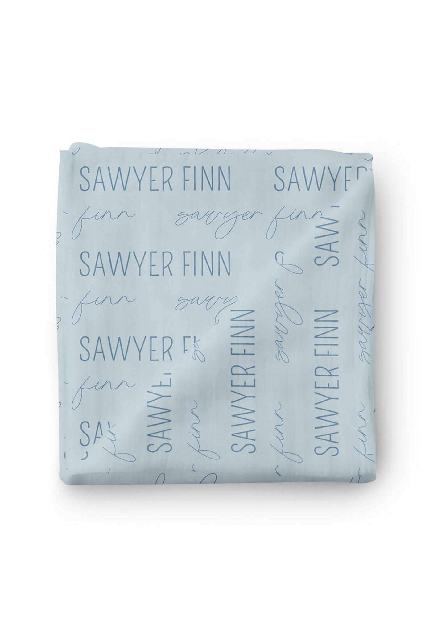 Personalized Baby Name Swaddle Blanket