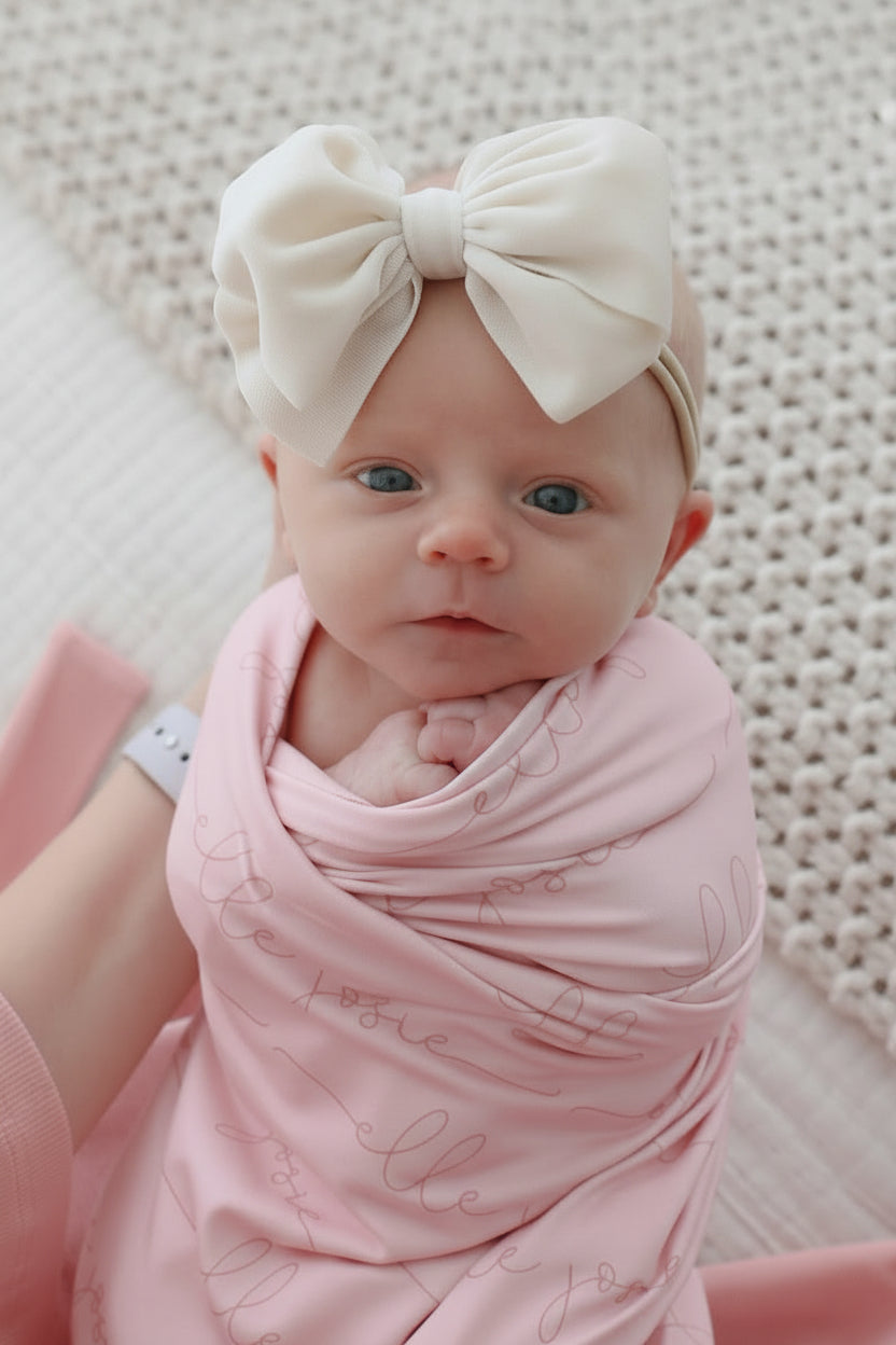 Personalized Baby Name Swaddle Blanket | Dusty Hues