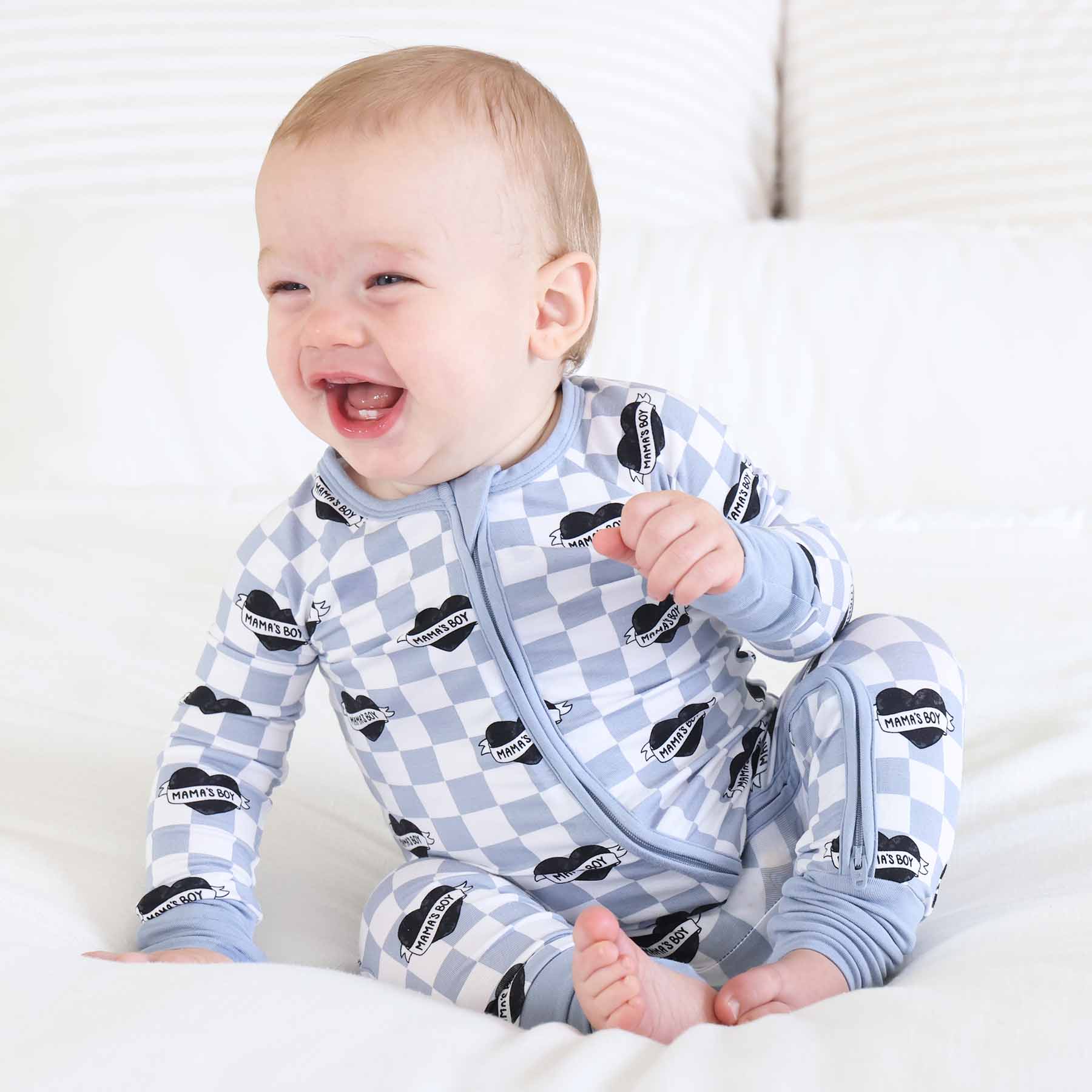 Mama's Boy Convertible Zip Romper