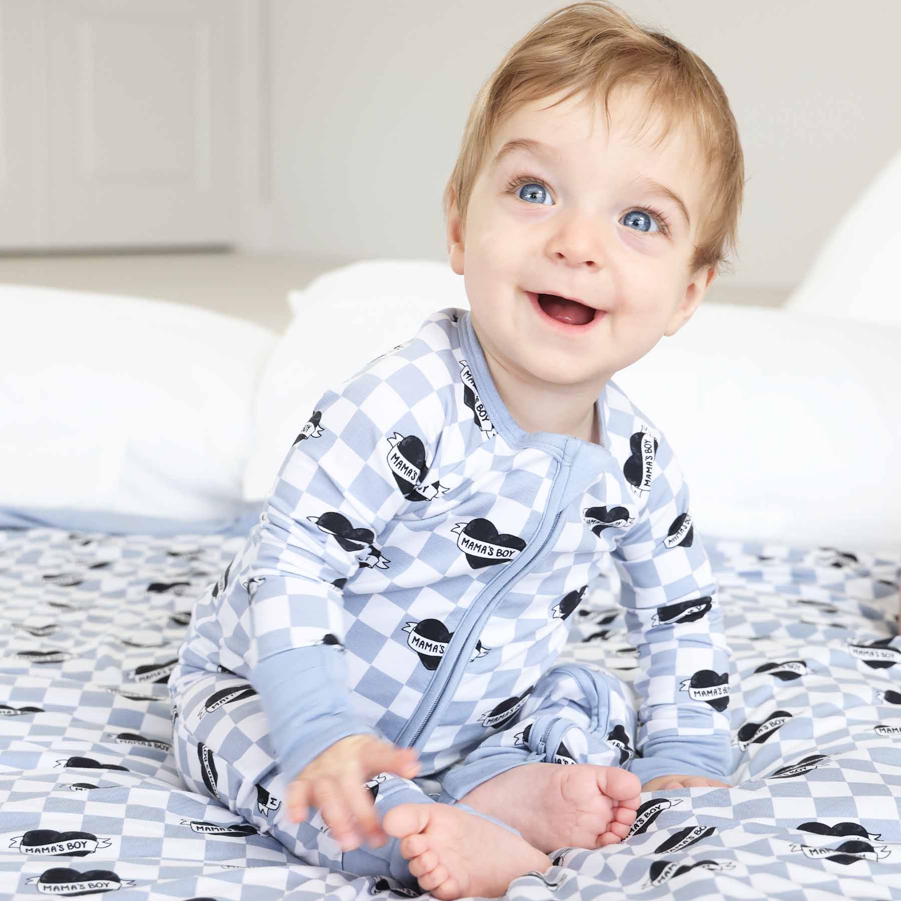 Mama's Boy Convertible Zip Romper