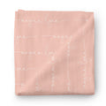 Personalized Lovely Pink Baby Name Swaddle Blanket - Script