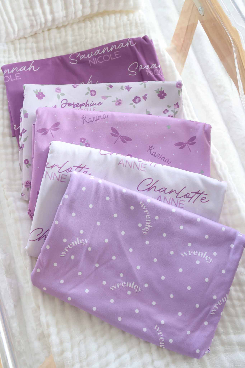 Personalized Swaddle | Pretty In Purple
