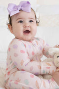 Saltwater Shells Bamboo Waffle Convertible Zip Romper
