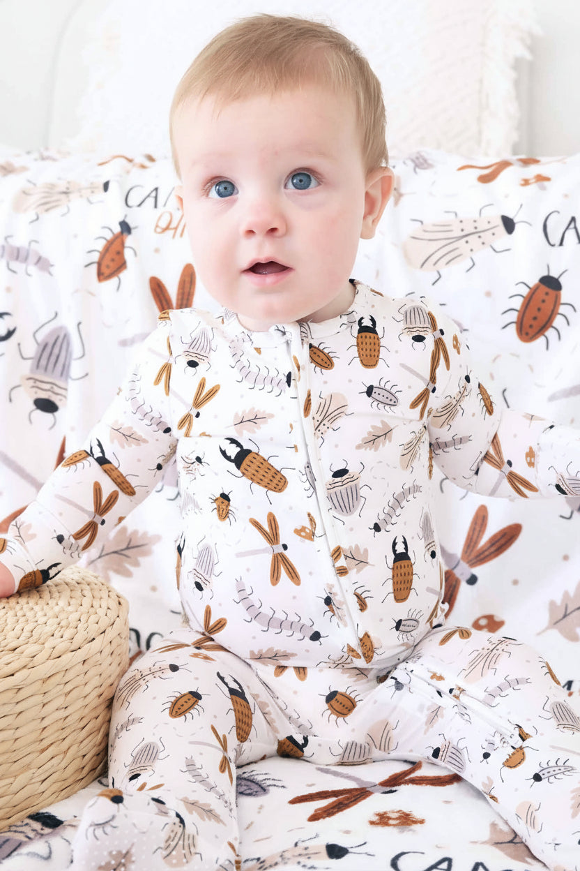 Snuggle Bug Zipper Footie