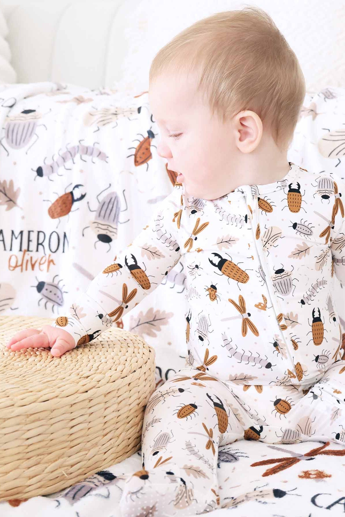 Snuggle Bug Zipper Footie
