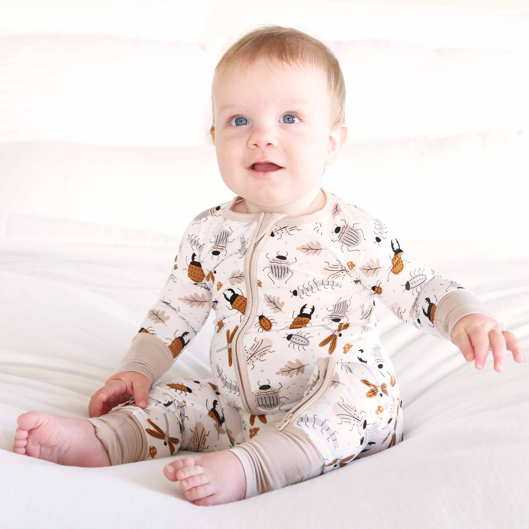 Snuggle Bug Convertible Zip Romper