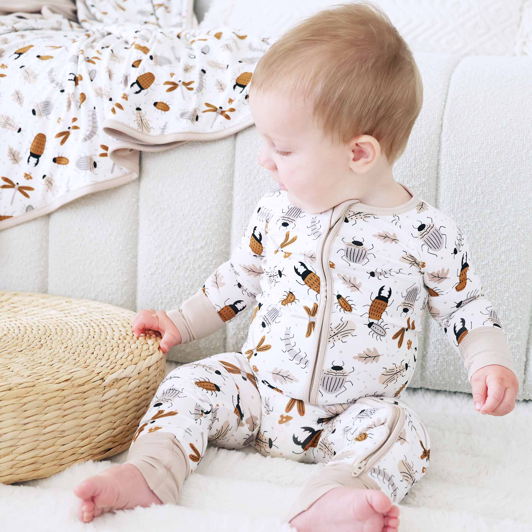 Snuggle Bug Convertible Zip Romper