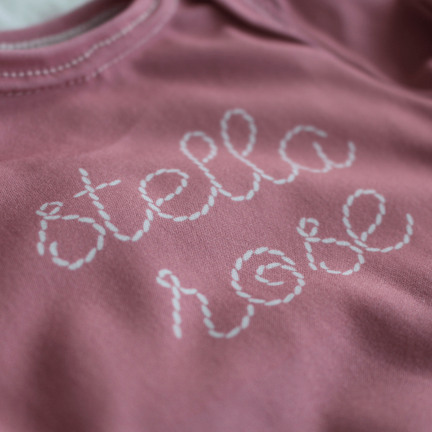 Personalized Stitched Newborn Baby Knot Gown | Perfect Pinks
