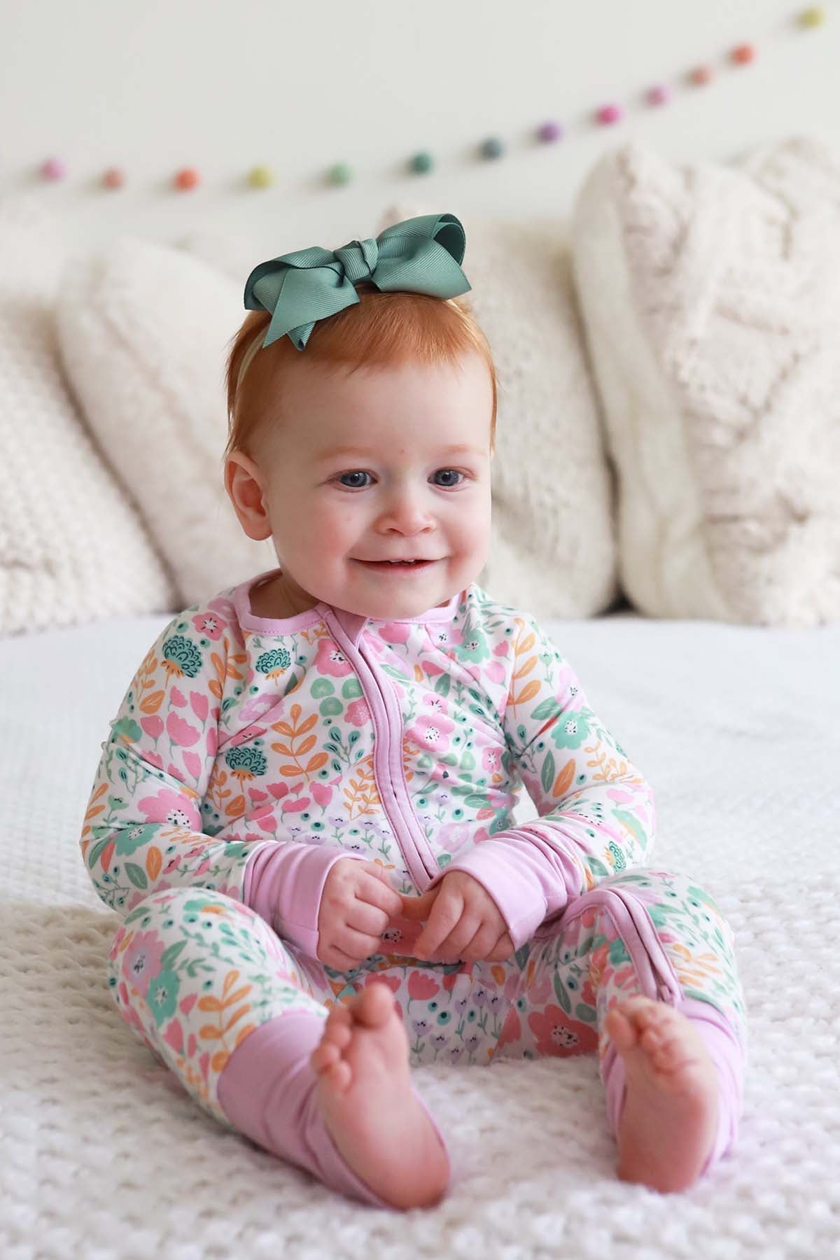 Willow's Whimsy Floral Convertible Zip Romper