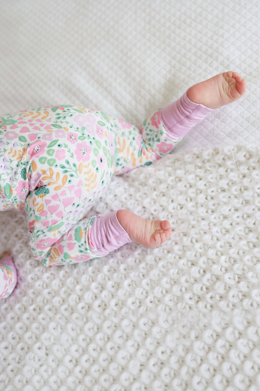 Willow's Whimsy Floral Convertible Zip Romper